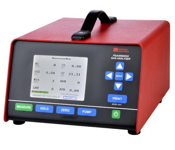 Infrared Industries FGA4500 Exhaust Gas Analyzer (LCD Display) - MotorcycleLifts.com